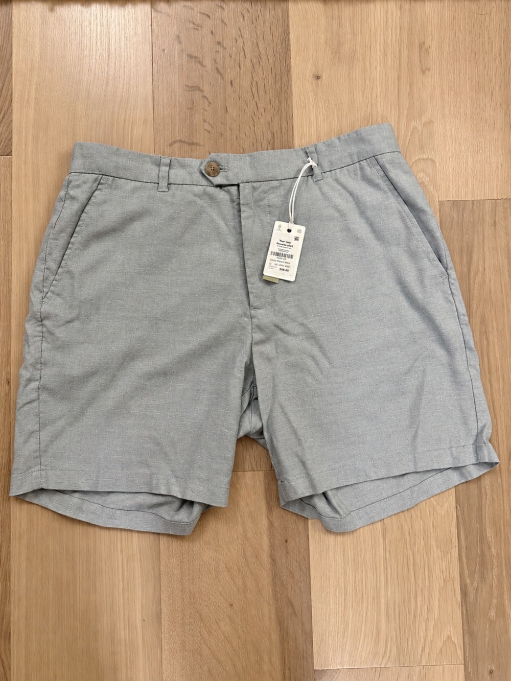 Marine Layer size 32 Saturday Beach Short Men's Gray Flat Front Shorts
